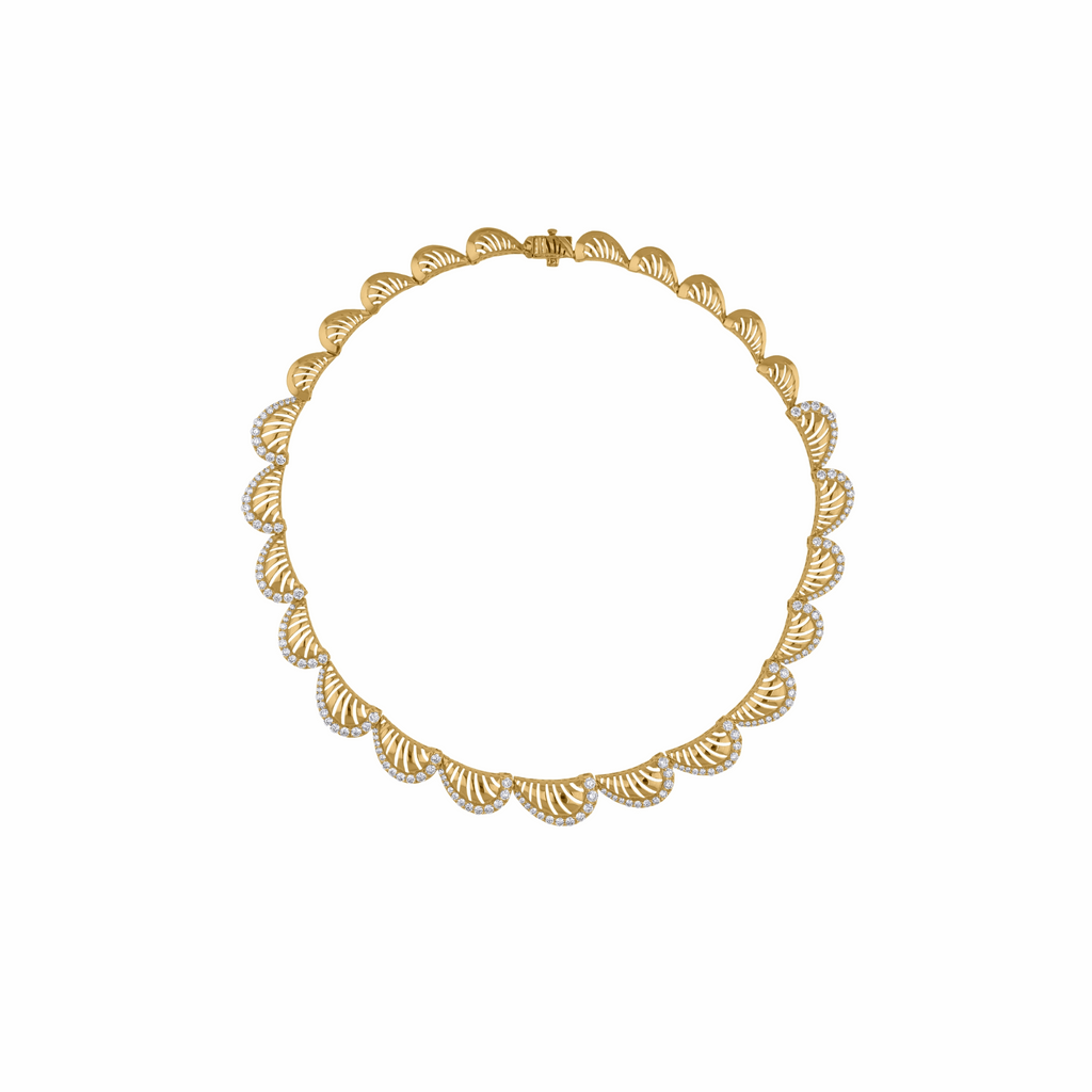 4.80 Ct. Real SI/H Round Diamond Charm Choker Necklace Jewelry 18K Gold