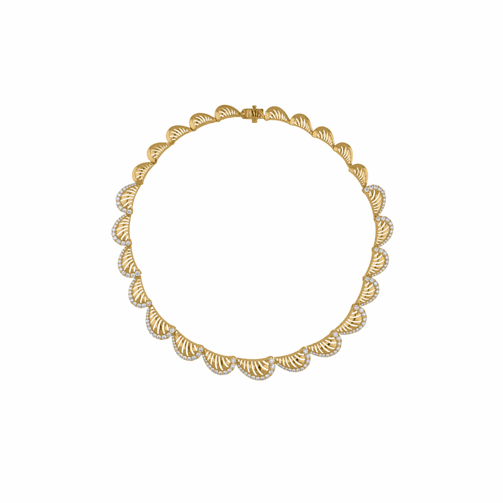 4.80 Ct. Real SI/H Round Diamond Charm Choker Necklace Jewelry 18K Gold