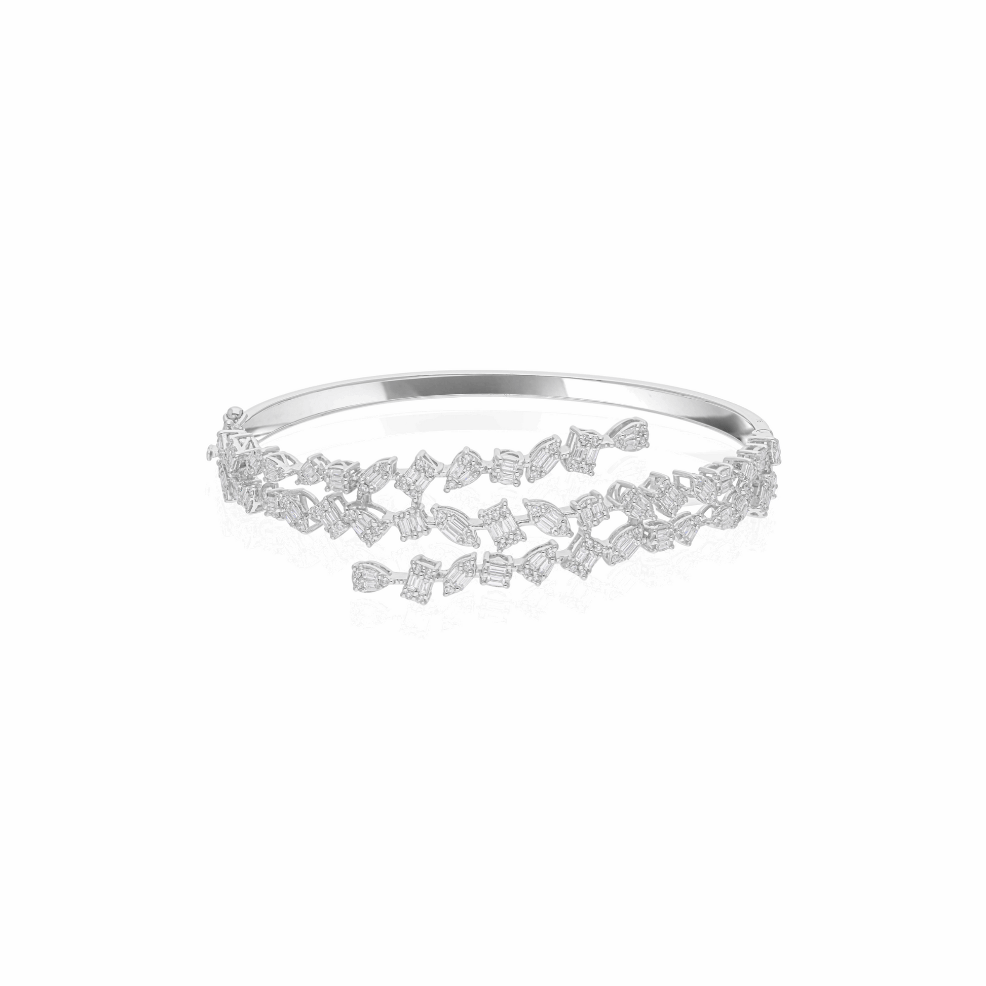 1.60 Ct. Multi Shaped Natural Diamond Bracelet 18k Gold Jewelry