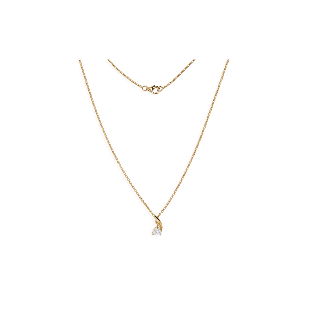 Certified 0.50Ct Natural Diamond Solitaire Everyday Pendant Necklace Gift for Mom
