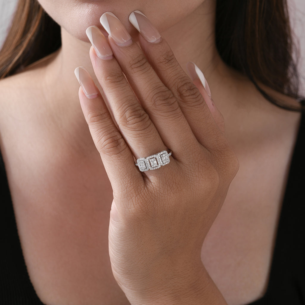 Handmade Natural Diamond Certified Wedding Ring