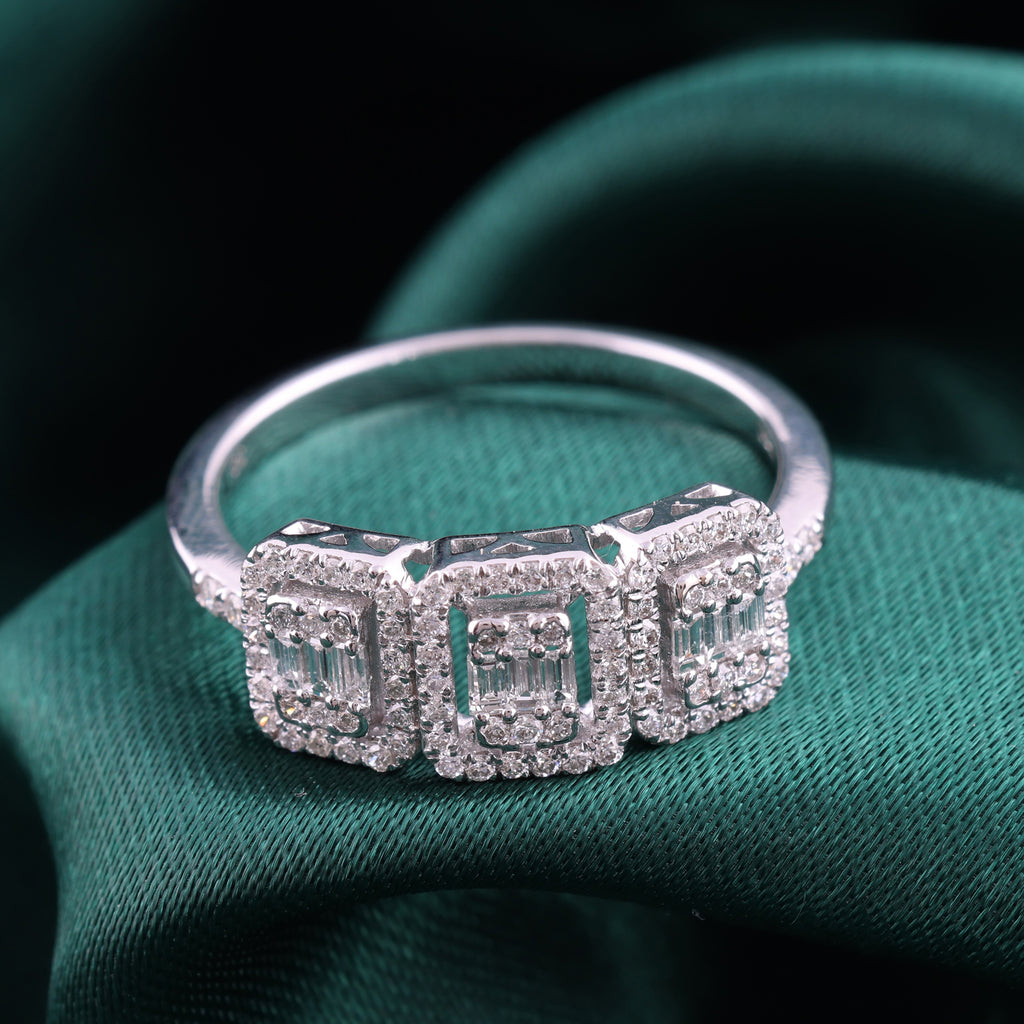 Handmade Natural Diamond Certified Wedding Ring