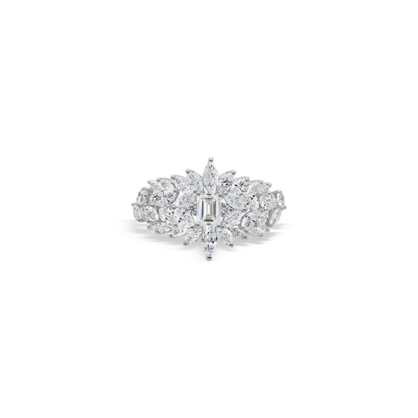 Halo engagement rings